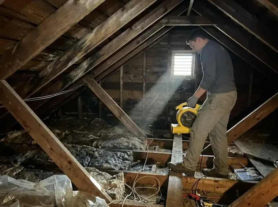 attic-water-damage-drying-proc-007 — frequently asked questions, Emergency Water Extraction & 24/7 Flood Response in Middlef…